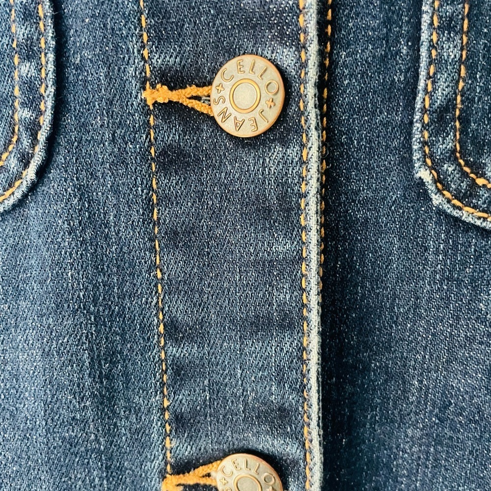 Cello Denim Long Sleeve Button-Up Dress - Picture 6 of 9